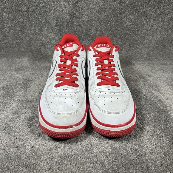 Nike Urbanstar x Air Force 1 ’07 LX HELLO Mens Size 12 White Red Athletic Shoes main image 8